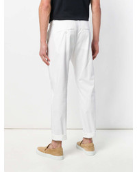 Pantalon chino blanc Dondup