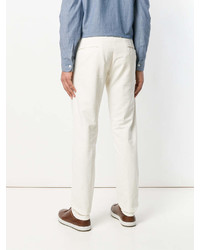 Pantalon chino blanc Incotex