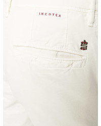 Pantalon chino blanc Incotex