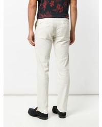 Pantalon chino blanc Incotex