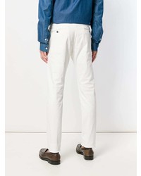 Pantalon chino blanc Incotex