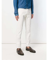 Pantalon chino blanc Incotex