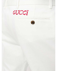 Pantalon chino blanc Gucci