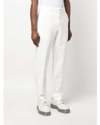 Pantalon chino blanc Comme Des Garcons Homme Plus