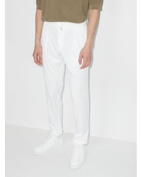 Pantalon chino blanc Kiton