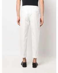 Pantalon chino blanc Dell'oglio