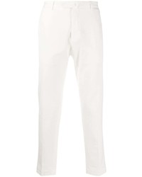 Pantalon chino blanc Dell'oglio