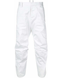 Pantalon chino blanc DSQUARED2
