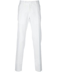 Pantalon chino blanc Incotex