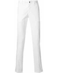 Pantalon chino blanc Incotex