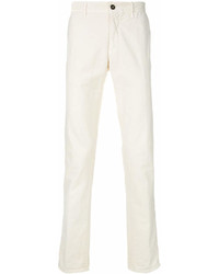 Pantalon chino blanc Incotex