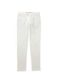 Pantalon chino blanc Loro Piana