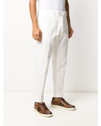 Pantalon chino blanc Dell'oglio