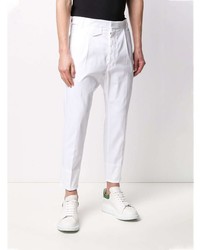 Pantalon chino blanc DSQUARED2