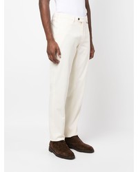 Pantalon chino blanc Canali