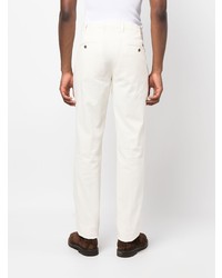 Pantalon chino blanc Canali