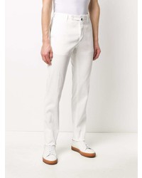 Pantalon chino blanc Incotex