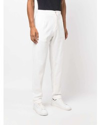 Pantalon chino blanc Kiton