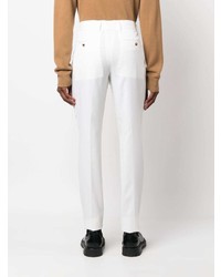 Pantalon chino blanc Lardini