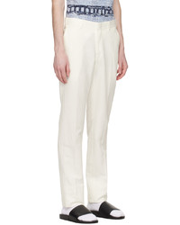 Pantalon chino blanc Brioni