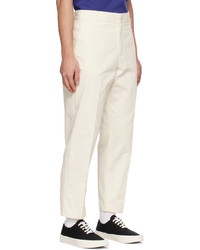 Pantalon chino blanc MAISON KITSUNÉ