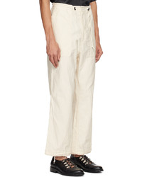Pantalon chino blanc Needles