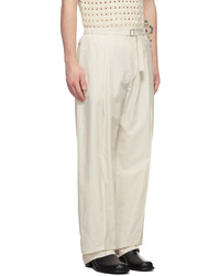 Pantalon chino blanc AMOMENTO