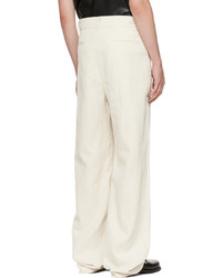 Pantalon chino blanc Nanushka