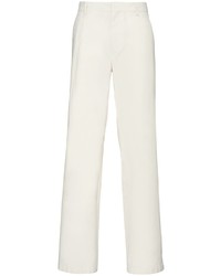 Pantalon chino blanc Prada