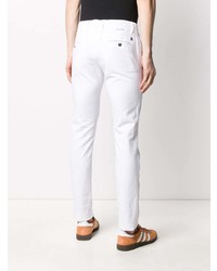 Pantalon chino blanc Incotex