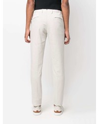 Pantalon chino blanc Dell'oglio