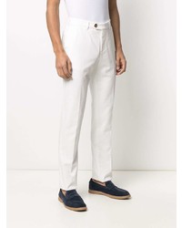 Pantalon chino blanc Brunello Cucinelli