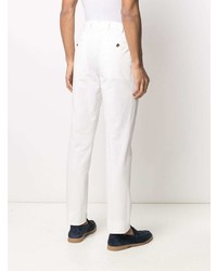 Pantalon chino blanc Brunello Cucinelli