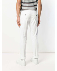 Pantalon chino blanc Dondup