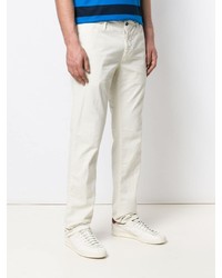 Pantalon chino blanc Incotex