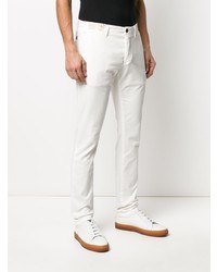 Pantalon chino blanc Incotex