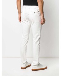 Pantalon chino blanc Incotex