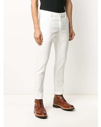 Pantalon chino blanc Dondup