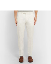 Pantalon chino blanc Boglioli