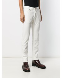 Pantalon chino blanc Hand Picked