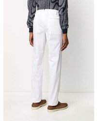 Pantalon chino blanc Incotex