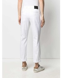 Pantalon chino blanc Ea7 Emporio Armani