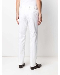 Pantalon chino blanc Incotex