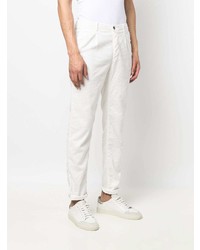 Pantalon chino blanc Incotex