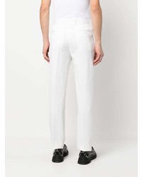 Pantalon chino blanc Alexander McQueen