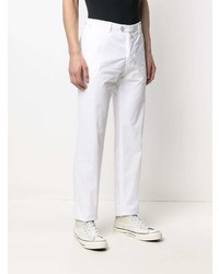 Pantalon chino blanc Kiton