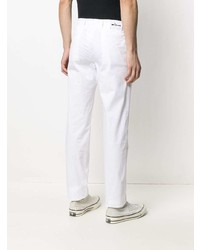 Pantalon chino blanc Kiton