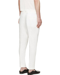 Pantalon chino blanc Haider Ackermann