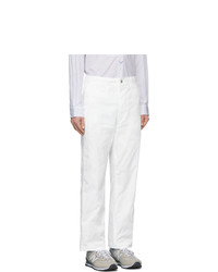 Pantalon chino blanc Junya Watanabe