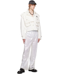 Pantalon chino blanc Feng Chen Wang